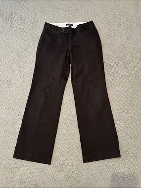 Banana Republic Dark Brown Jackson Fit Women's 4 Stretch Dress Pants
